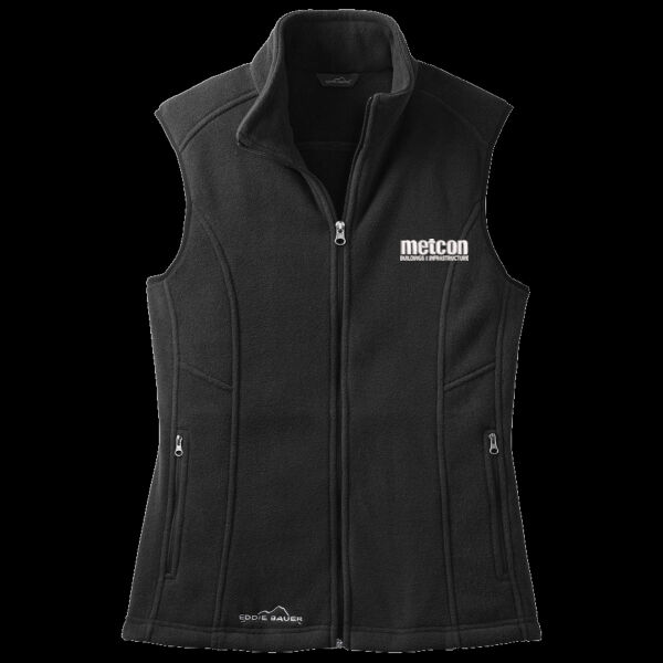 Metcon Logo - Ladies Fleece Vest Thumbnail